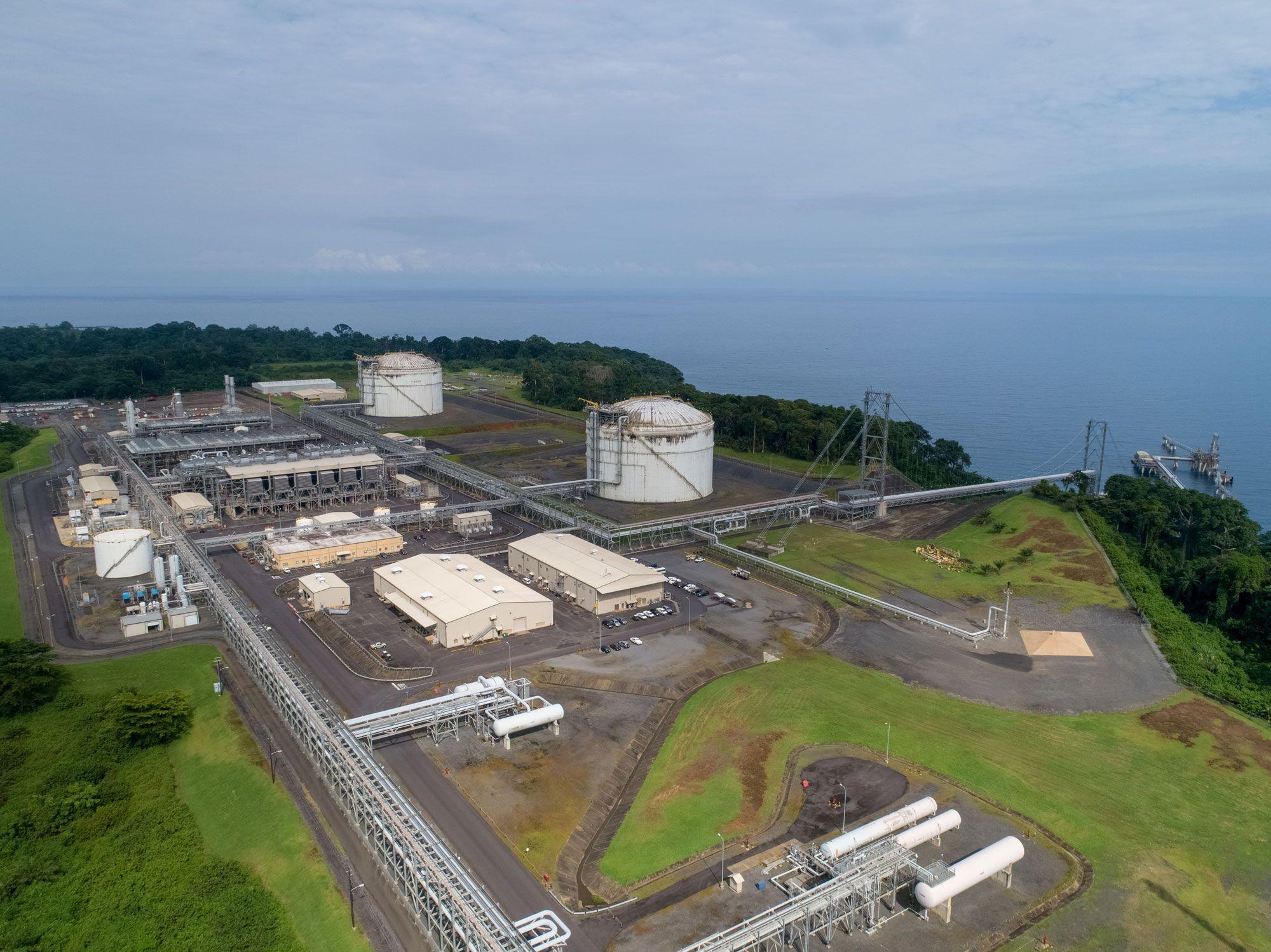 EG LNG aerial view